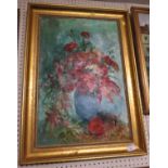 FRAMED OIL ON CANVAS 'AUTUMN' SIGNED LOWER RIGHT MOLLIE FLETCHER
