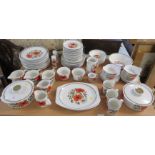 QUANTITY OF J & G MEAKIN TEA AND DINNER WARE INCLUDING LIDDEN TUREENS, SERVING PLATES, JUGS AND