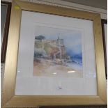 FRAMED AND GLAZED LIMITED EDITION PRINT OF JACOBS LADDER SIDMOUTH