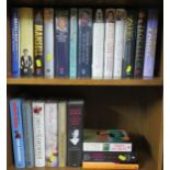 TWO SHELVES OF BIOGRAPHICAL BOOKS