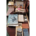 SMALL CASE WITH CONTENTS OF VINTAGE POSTCARDS, LETTERS, EPHEMERA AND DEEDS, TOGETHER WITH NUMBERS OF