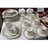 ROYAL ALBERT 'BELINDA' PART TEA SERVICE AND ROYAL DOULTON 'SIGNATURE PLATINUM' AND 'TAPESTRY' PART