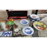 BOXED ROYAL CROWN DERBY IMARI PATTERN BREAD KNIFE, COALPORT CABINET CUP AND SAUCER, ROYAL CROWN