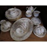 ROYAL ALBERT 'SILVER MAPLE' AND PARAGON 'AFFECTION' PART DINNER AND TEA WARE