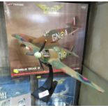 BOXED CORGI THE AVIATION ARCHIVE WORLD WAR II ABOVE AND BEYOND HAWKER HURRICANE MK1A (A/F)