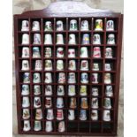 TRAY OF CHINA COLLECTOR'S THIMBLES