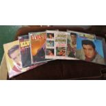 SIX ELVIS PRESLEY VINYL LP RECORDS