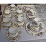 ASSORTED TEA WARE INCLUDING PARAGON 'COUNTRY LANE', DUCHESS 'GREENSLEEVES' AND WEDGWOOD 'SANDON'