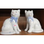 PAIR OF RYE POTTERY CERAMIC CATS