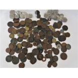 SELECTION OF BRITISH AND WORLD COINS, SOME SILVER (MAINLY 19TH CENTURY AND EARLY 20TH CENTURY)