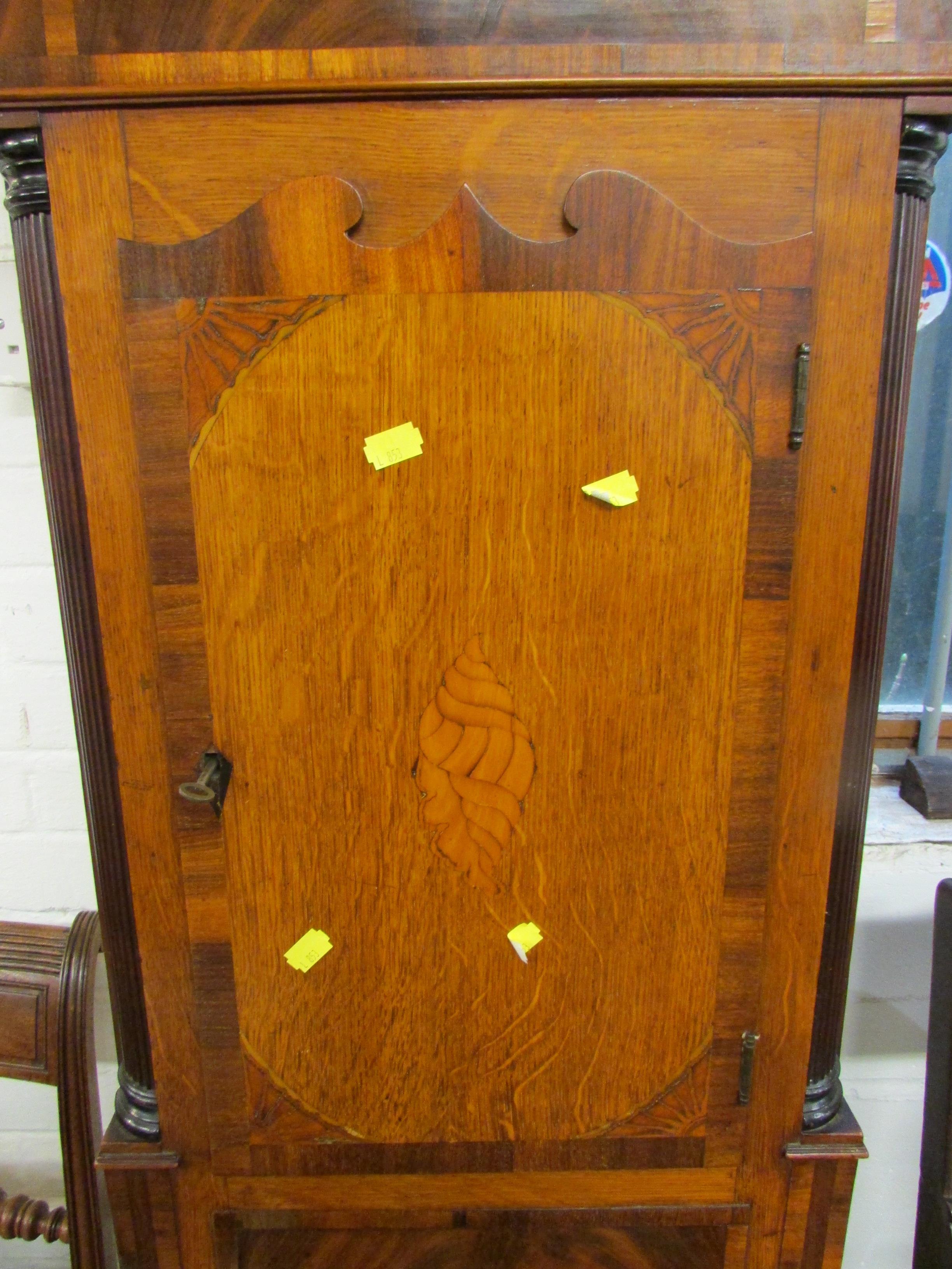 An early 19th century eight day striking long case clock by Mussel White of Bigester with silvered - Image 5 of 5