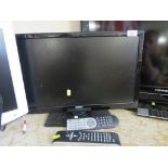 DIGI HOME 22" LED TELEVISION, WITH TWO REMOTES