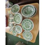 QUANTITY OF ADAMS ENGLISH SCENIC DINNER AND TEA WARE A/F