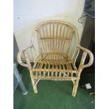 CANE FRAME ARMCHAIR