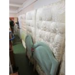 PAIR OF DREAMWORKS GLOUCESTER SUPREME SINGLE STORAGE DIVAN BEDS WITH UPHOLSTERED HEADBOARDS