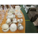 ROYAL DOULTON SECONDS ALBANY PART TEA AND DINNER SERVICE