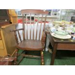 STAINED WOODEN ROCKING CHAIR