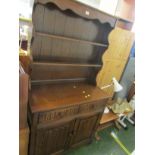 SMALL STAINED OAK DRESSER