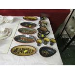SMALL QUANTITY OF POTTERY DISHES, POTS AND JUG