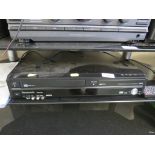 PANASONIC DVD AND VIDEO RECORDER (INSTRUCTIONS AND REMOTE)