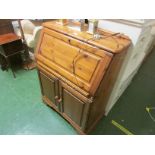 HONEY PINE ILLUMINATED BUREAU