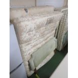 DREAMWORLD DOUBLE DIVAN BED WITH UPHOLSTERED HEADBOARD
