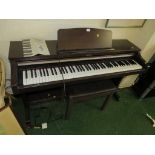 TECHNICS ELECTRIC PIANO SX-PX223 (WITH STOOL FOR ILLUSTRATION PURPOSES ONLY)