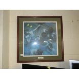 FRAMED REPRODUCTION PRINT AFTER DEGAS