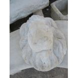 COMPOSITE STONE LION WALL MASK