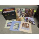 CASE OF 1970S VINYL LPS INCLUDING PINK FLOYD, AL STEWART, JETHRO TULL, CAT STEVENS AND BOB DYLAN