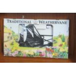 BOXED COUNTRY CHARM WEATHERVANE