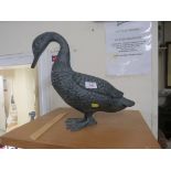 CAST METAL FIGURE OF DUCK