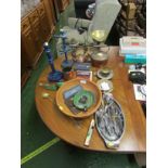 WT AVERY WEIGHING SCALES, COPPER KETTLES, STAINLESS CUTLERY AND OTHER VINTAGE HOME AND DECORATIVE