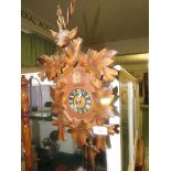 GERMANIC STYLE WOODEN CUCKOO CLOCK