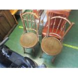 PAIR OF BENTWOOD SIDE CHAIRS