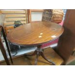 BRIGHTS NETTLEBED OVAL MAHOGANY OCCASIONAL TABLE (AF)