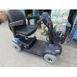 INVACARE LEO BLUE FOUR WHEEL MOBILITY SCOOTER WITH KEY AND BATTERY CHARGER