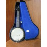 JETEL FOUR STRING BANJOLIN IN CASE