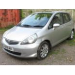 HONDA JAZZ SE CVT 5 DOOR HATCHBACK PETROL AUTOMATIC 1339CC SILVER, HD06MKX, DATE OF FIRST