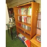 TEAK OPEN BOOKCASE