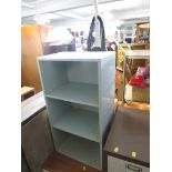 BLUE PAINTED SHELF UNIT