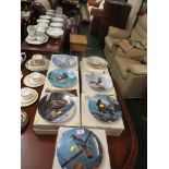 SELECTION OF COLLECTORS PLATES DEPICTING BIRDS