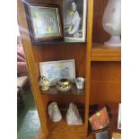 DECORATIVE HOMEWARE, JUGS ORNAMENTS AND PHOTOGRAPH FRAMES, ETC