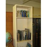 PAINTED OPEN SHELF UNIT