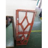 THREE CAST METAL WINDOW FRAMES