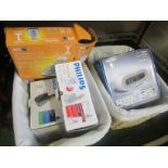 PHILIPS CORDLESS TELEPHONES, BUSH DAB DIGITAL RADIO, BT CORDLESS PHONES AND ONE OTHER PHONE,