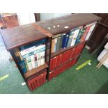 STAINED WOODEN BOOKCASE