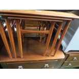 BROUER OF DENMARK NEST OF THREE TEAK TABLES