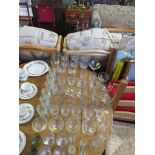 ASSORTED DRINKING GLASSES