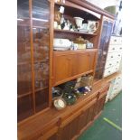 STAG ILLUMINATED TEAK VENEERED LOUNGE DRESSER